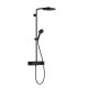 Hansgrohe Pulsify S Zuhanyrendszer 260, 1 jet és ShowerTablet Select 400, matt fekete 24220670