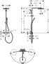 Hansgrohe Pulsify S Puro zuhanyrendszer 260, Ecostat Fine termosztáttal, szálcsiszolt bronz 24222140