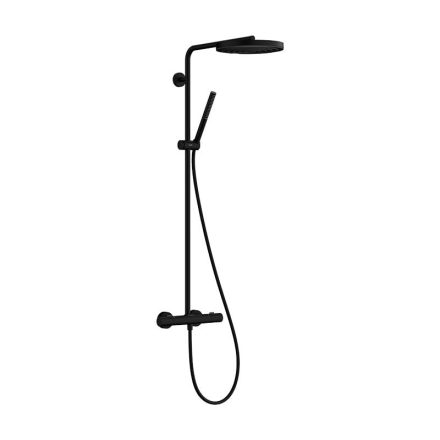 Hansgrohe Pulsify S Puro Showerpipe 260, 1jet, EcoSmart, Ecostat Fine termosztáttal matt fekete 24223670