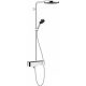 Hansgrohe Pulsify S Zuhanyrendszer 260, 1 jet, és kádtermosztátos ShowerTablet 400 króm 24230000