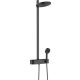 Hansgrohe Pulsify S Showerpipe 260 EcoSmart zuhanyrendszer termosztáttal, matt fekete 24241670