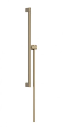 Hansgrohe Unica Zuhanyrúd S Puro 650 mm, 160 cm-es zuhanytömlővel, szálcsiszolt bronz 24402140