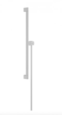 Hansgrohe Unica Zuhanyrúd S Puro 650 mm, 160 cm-es zuhanytömlővel, matt fehér 24402700