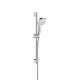 Hansgrohe Croma Select E zuhanyszett Multi 65 cm-es zuhanyrúddal króm/fehér 26580400