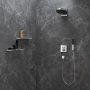 Hansgrohe Rainfinity 1 funkciós kézizuhany tartóval és 160 cm zuhanycsővel, króm 26856000