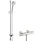 Hansgrohe Croma 100 Ecostat Comfort Combi 0,90 m, Vario kézizuhannyal 27033000