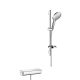 Hansgrohe Raindance Select S zuhanyrendszer termosztáttal, 65 cm-es zuhanyrúddal, króm 27036000