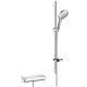 Hansgrohe Raindance Select S 150 termosztáttal, 90 cm-es zuhanyrúddal, króm/fehér 27037400