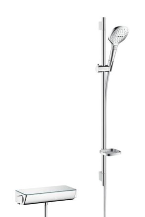 Hansgrohe Raindance Select E zuhanyrendszer 120 termosztáttal, 90 cm-es zuhanyrúddal, króm 27039000
