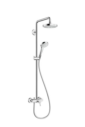 Hansgrohe Croma Select S 180 2jet fehér/króm zuhanyrendszer 27255400