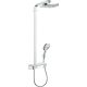 Hansgrohe Raindance Select E zuhanyrendszer EcoSmart, termosztátos csapteleppel, króm 27283000