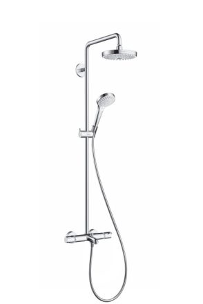 Hansgrohe Croma Select S 180 2jet fehér/króm zuhanyrendszer 27351400