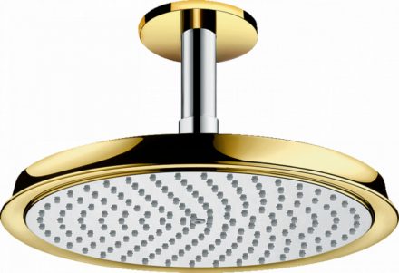 Hansgrohe Raindance Classic 240 króm/arany hatású fejzuhany mennyezeti szereléshez 27405090