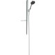 Hansgrohe Rainfinity króm zuhanyszett 130 3jet 90cm-es zuhanyrúddal és szappantartóval 27671000