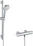 Hansgrohe Croma Select S Temosztátos csaptelep Vario 72 cm-es zuhanyrúddal 27833400