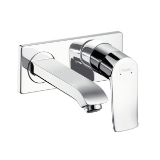 Hansgrohe Metris mosdócsaptelep falsík alatti szereléshez, 165 mm-es kifolyóval, fali szereléshez 31085000