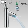 Hansgrohe Focus egykaros mosdócsaptelep 100 LowFlow lefolyógarnitúra nélkül, króm 31513000