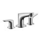 Hansgrohe Focus 3-lyukú mosdócsaptelep 100 automata leeresztővel, króm 31937000