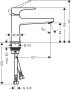 Hansgrohe Metropol mosdócsaptelep 100 CoolStart, push-open lefolyóval 32503000