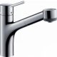 Hansgrohe Talis M52 Eco konyhai csaptelep kihúzható zuhanyfejjel, króm 32845000