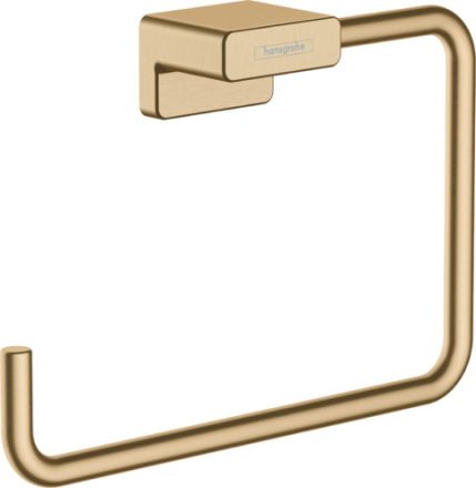 Hansgrohe AddStoris Kéztörlő tartó, gyűrű alakú szálcsiszolt bronz 41754140