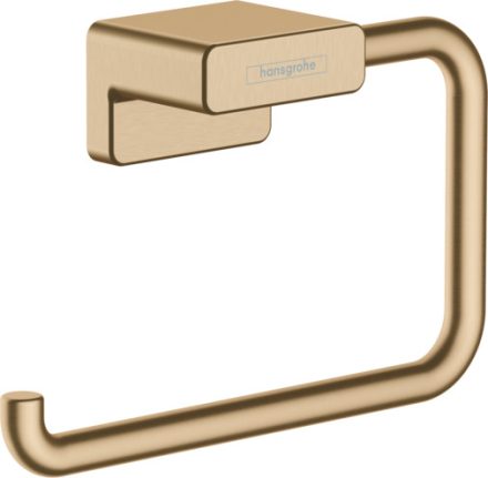 Hansgrohe AddStoris WC papír tartó fedlap nélkül szálcsiszolt bronz 41771140