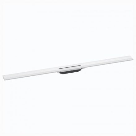 Hansgrohe RainDrain Flex oldalfal mellé zuhanylefolyó 120 cm, vágható, matt fehér 56054700