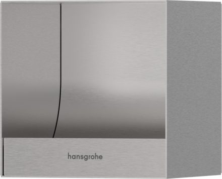 Hansgrohe XtraStoris Original süllyesztett WC papír tartó, szálcsiszolt rozsdamentes acél 56065800