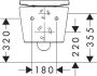 Hansgrohe EluPura Original Q fali kerámia WC ülőkével és fedéllel, fehér WC60208450