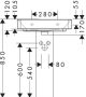 Hansgrohe Xanuia Q kerámia mosdó 60x48 cm túlfolyóval és csapfurat nélkül, fehér 60240450