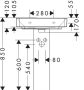 Hansgrohe Xanuia Q kerámia mosdó 60x48 cm csapfurattal és túlfolyó nélkül, fehér 60241450