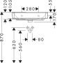 Hansgrohe Xanuia Q kerámia mosdó 60x48 cm csapfurattal és túlfolyó nélkül, fehér 60241450
