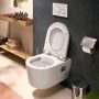 Hansgrohe EluPura Original S fali kerámia WC szett Soft-Close fedéllel, fehér 60288450