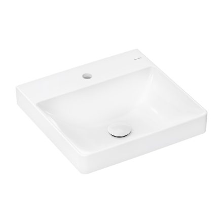 Hansgrohe Xelu Q kerámia kézmosó 500x480 csapfurattal, túlfolyó nélkül, SmartClean 61012450