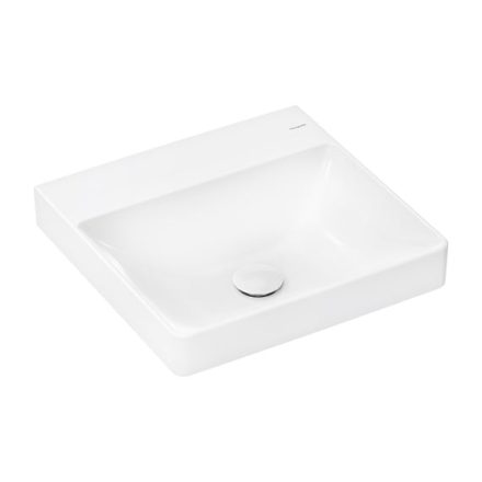 Hansgrohe Xelu Q kerámia kézmosó 500x480 csapfurat és túlfolyó nélkül, SmartClean 61013450