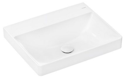 Hansgrohe Xelu Q kerámia mosdó 60x48 cm túlfolyó és csapfurat nélkül SmartClean, fehér 61017450