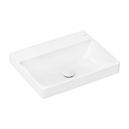 Hansgrohe Xelu Q Pultra tehető kerámia mosdó 600x480 csapfurat és túlfolyó nélkül, SmartClean 61019450