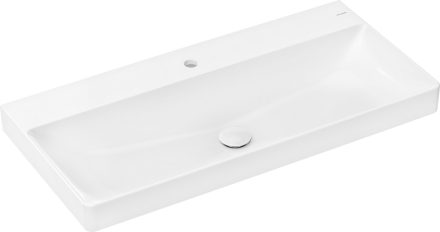 Hansgrohe Xelu Q kerámia mosdó 100x48 cm csapfurattal és túlfolyó nélkül SmartClean, fehér 61036450