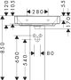 Hansgrohe Xanuia Q kerámia mosdó 60x48 cm csapfurattal és túlfolyó nélkül SmartClean, fehér 61150450