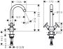 Hansgrohe Logis Classic M32 mosogató csaptelep 71285000