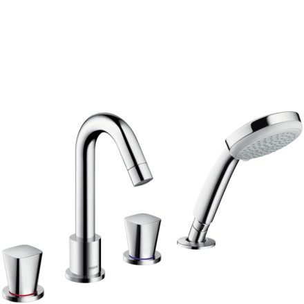 Hansgrohe Logis 4-lyukú kádcsaptelep, króm 71314000