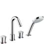 Hansgrohe Logis 4-lyukú kádcsaptelep, króm 71314000