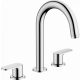 Hansgrohe Vernis Blend 3 lyukú mosdócsaptelep automata lefolyógarnitúrával króm 71553000