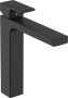 Hansgrohe Vernis Shape egykaros mosdócsaptelep 190, lefolyógarnitúra nélkül matt fekete 71591670