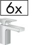 Hansgrohe Vernis Shape egykaros mosdócsaptelep 100, automata lefolyógarnitúrával, projekt csomag (6db csaptelep) króm 71597000