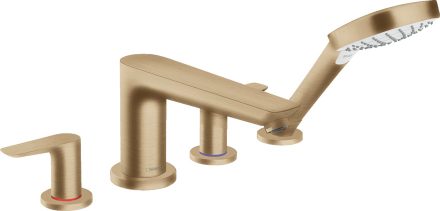 Hansgrohe Talis E 4-lyukú szálcsiszolt bronz kádcsaptelep 71748140