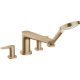 Hansgrohe Talis E 4-lyukú szálcsiszolt bronz kádcsaptelep 71748140