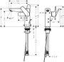 Hansgrohe Talis E 150 szálcsiszolt bronz mosdócsaptelep automata lefolyó-garnitúrával 71754140