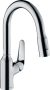 Hansgrohe Focus M42 konyhai csaptelep kihúzható kifolyóval 180 EcoSmart, króm 71862000