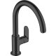 Hansgrohe Vernis Blend M35 Egykaros konyhai csaptelep 260, elforgatható kifolyóval matt fekete 71870670